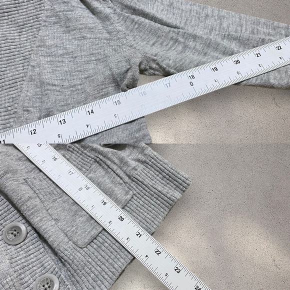 Mossimo Supply Co. Light Grey Button Up Cardigan - Picture 7 of 7